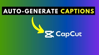 How to AutoGenerate Captions or Subtitles in CapCut for Windows PC [upl. by Filippa863]