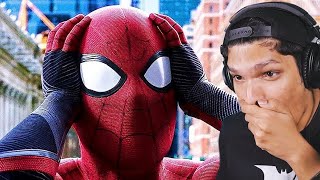 SPIDERMAN NO WAY HOME TRAILER REACTION OMG [upl. by Landau]