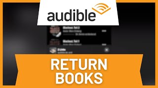 Audible How to Return Books [upl. by Longtin]