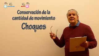 Choques Conservación de la cantidad de movimiento [upl. by Kerby]