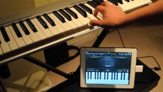 How to connect MAudio Keystation 49e with an iPad [upl. by Learrsi]