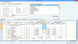 Lấy công trình từ Excel có cả Định mức và Đơn giá vật tư [upl. by Airogerg]