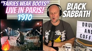 Drum Teacher Reacts BLACK SABBATH  quotFairies Wear Bootsquot  Live in Paris 1970 [upl. by Gino]