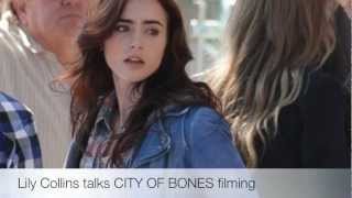 Shadowhunter Talk Episode 10 Lily Collins shares secrets from the CITY OF BONES set [upl. by Hillegass]