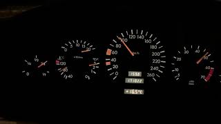 MercedesBenz W140 S420 Acceleration 0220 KMH [upl. by Steck286]