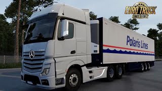 MercedesBenz Actros With Back Parking Trailer  ETS 2 [upl. by Stern370]