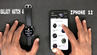 Samsung Galaxy Watch 4  Work With iPhone [upl. by Sivraj]