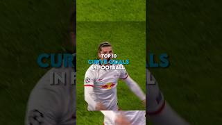 Top 10 Curve Goals In Football shorts football fyp [upl. by Bechler724]