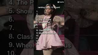 Ranking the K12 album🤭 k12 melaniemartinez edit [upl. by Spector]