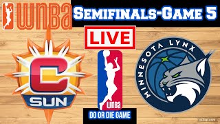 Live Connecticut Sun Vs Minnesota Lynx  WNBA Semifinals  Live Scoreboard  Play By Play [upl. by Annovaj]