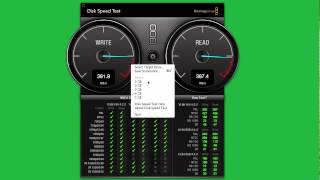 LaCie 2big 6TB Thunderbolt HD RAID 0 blackmagic design Speed Test [upl. by Meekah]