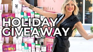 Holiday Glam Giveaway  Win Skincare Jewelry Purses amp More 🌟  Dominique Sachse [upl. by Aeneg128]