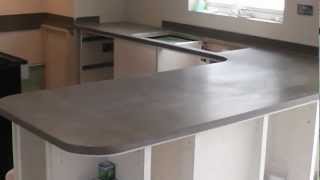 LG HIMacs Worktop in Verona by Prestige Work Surfaces Solid Surfaces Corian for Kitchens [upl. by Eelloh]