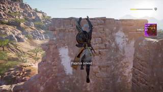 Assassins Creed Origins  Papyrus Puzzle Asklepieion LocationampSolution [upl. by Fridell943]