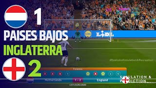 Penalties ⚽ Paises Bajos 12 Inglaterra 🏆 EURO 2024  simulación de videojuego [upl. by Terrence]