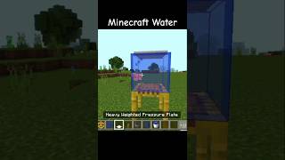 Minecraft Water Dispenser 🚰 shorts [upl. by Uohk]