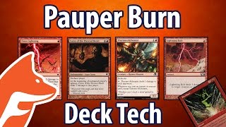 Pauper Burn Deck Tech  A Guide for Magic The Gathering [upl. by Tien187]