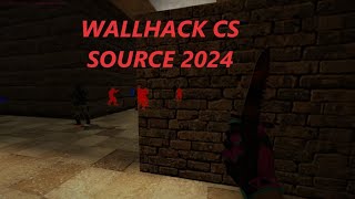 CS SOURCE WALLHACK 2024 [upl. by Ahtekahs]