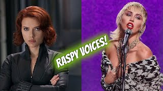 Celebrities with Raspy Voices [upl. by Mohammed]