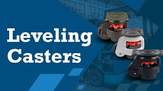 Retractable Leveling Casters  Everything You Need To Know About Leveling Casters [upl. by Ahsytal]