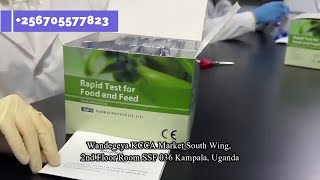 Aflacheck Aflatoxin test kit price in Kampala Uganda [upl. by Aicilram143]