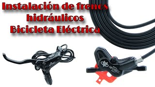 Instalación Frenos Hidráulicos Bicicleta Electrica Honey Whale k7 k6 [upl. by Dorothee]