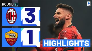 MILANROMA 31  HIGHLIGHTS  Incredible win for the Rossoneri in thriller  Serie A 202324 [upl. by Ybsorc]