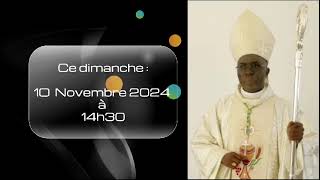 Célébration Eucharistique avec Mgr Ildevert Mouanga  Évêque de Kinkala en France [upl. by Rankin]