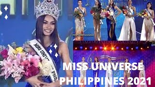 Miss universe Philippines 2021Beatrice Luigi Gomez Wins At The Grand Coronation Night  malcommextv [upl. by Celka]