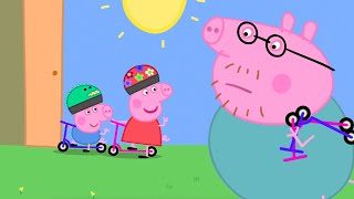 Ir al colegio en scooter  Peppa Pig en Español Episodios Completos [upl. by Ahgiela]