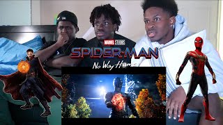 SPIDERMAN NO WAY HOME OFFICIAL TRAILER 2 REACTION  SZN 3 REACTS 10 [upl. by Airbas54]