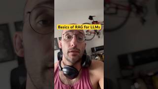 Basics of RAG for LLMs llm ai rag [upl. by Kalvn]