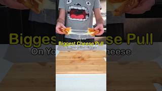 How to get the BIGGEST CHEESE PULL from a grilled cheese [upl. by Ausoj]