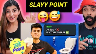 Slayy Point  Letting HATERS Control Our Life Reaction  Deepak Ahlawat [upl. by Issor309]