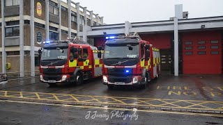 Oxfordshire Fire amp Rescue Service  Rewley Road Double Turnout  Slade Park Turnout amp ICU Stand Down [upl. by Bernadette774]