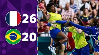 FRANÇA x BRASIL  HANDEBOL FEMININO FASE DE GRUPOS  3ª RODADA  JOGOS OLÍMPICOS 2024 [upl. by Pam578]