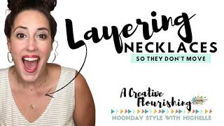 How To Layer Necklaces So They Dont Move [upl. by Oigolue]