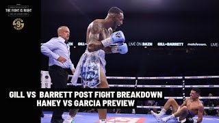 ZELFA BARRETT STOPS GILL HANEYGARCIA PREVIEW [upl. by Mali]