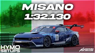 ACC Hotlap  Ford Mustang GT3  Misano  V1102  Assetto Corsa Competizone [upl. by Trik]