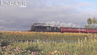 Black 5 Whistle amp Class 47 Tones on the Pendle Dalesman 16 July 2024 [upl. by Dannon]