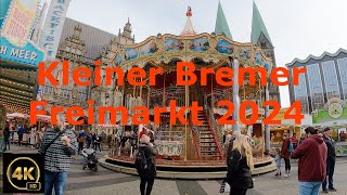 Kleiner Bremer🥨🌭 Freimarkt 2024 4K [upl. by Anerhs]