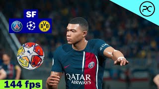 eFootball 2024  PSG vs Borussia Dortmund  UEFA Champions League Semi Final  Phil Gaming OP [upl. by Edahc]