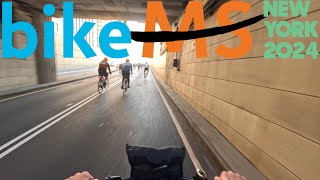 Bike MS New York City 2024  50 Mile Route Highlights [upl. by Aubin]