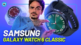 Samsung Galaxy Watch 6 Classic o MELHOR smartwatch com WEAR OS 4 [upl. by Ramma123]