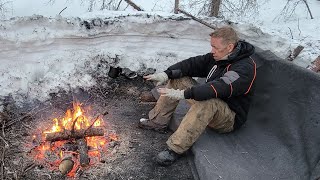 Lost in Alaska  How to NOT Freeze to Death Winter Survival Camping amp Bushcraft No Tent or Bag [upl. by Uohk]