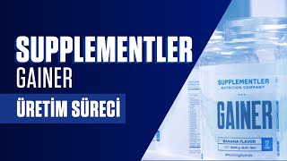 Supplementler Gainer Üretim Süreci [upl. by Iralav]