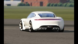 Porsche Mission R Concept at Top Gear Testing [upl. by Aynor]