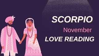 Scorpio Vrishchick November 2024  love hindi tarot November  tarot love November tarot reading [upl. by Corrina]