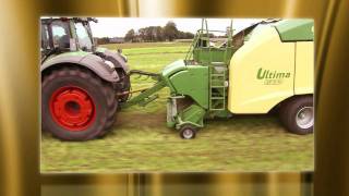 AGRITECHNICA 2011 Goldmedaille NONSTOP Round BalerWrapper Combination quotUltimaquot Krone [upl. by Bollen614]