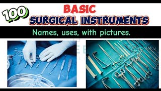 Surgical instruments name pictures and uses [upl. by Dearden367]